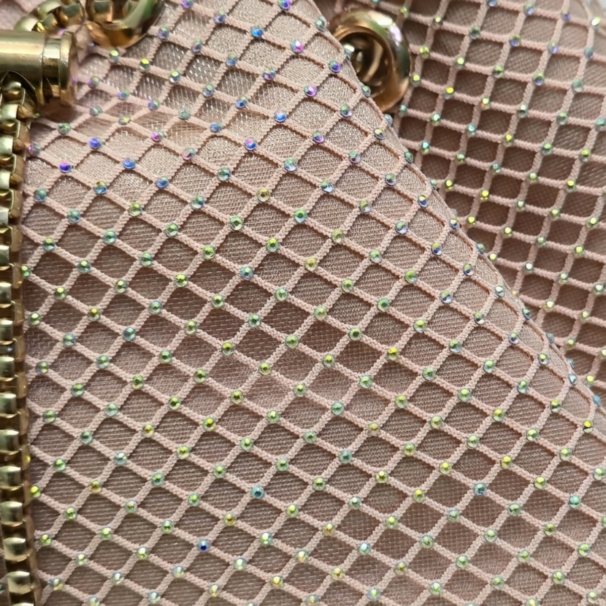 Rhinestone Bucket Handbag